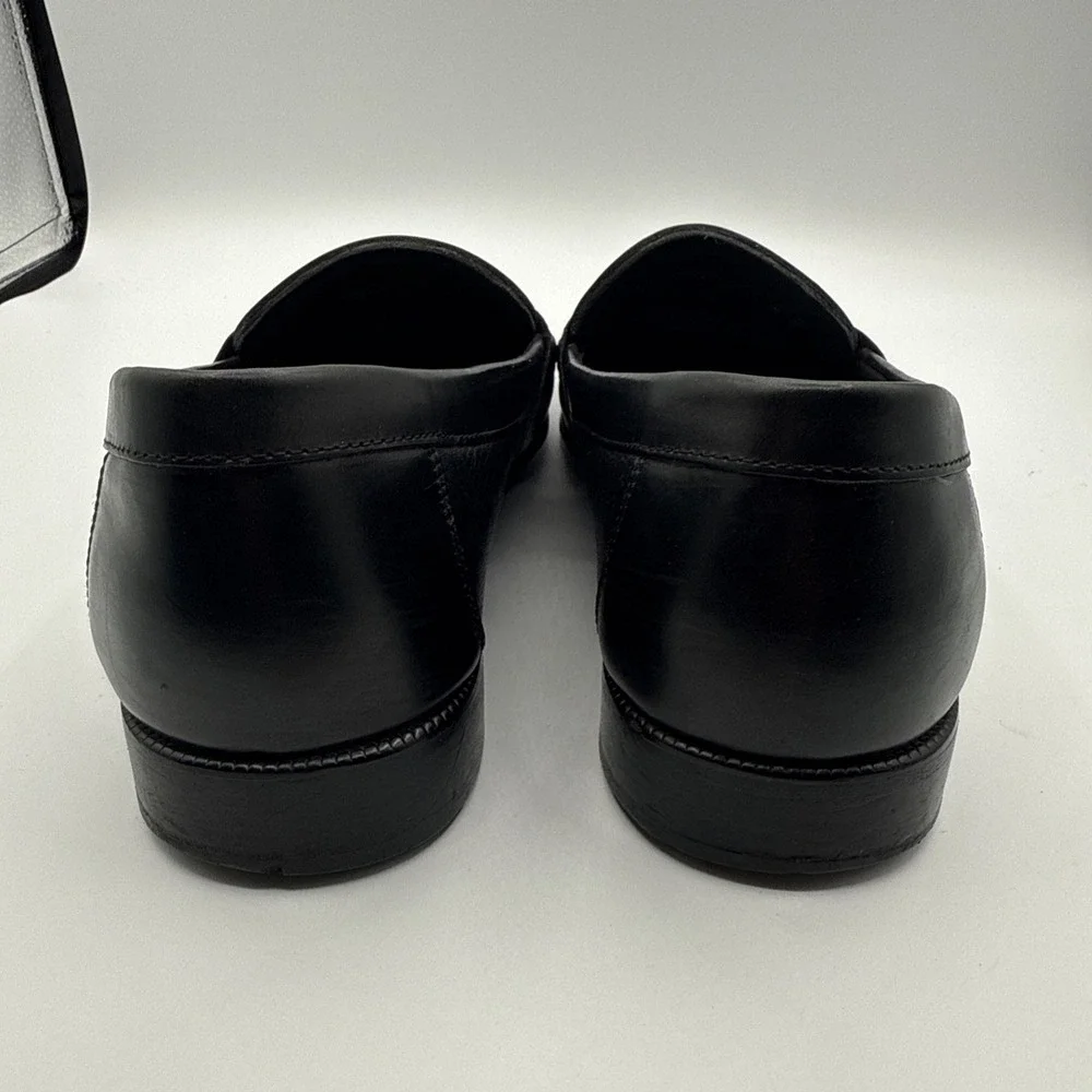 Florsheim 18207 Kiltie Tassel‎ Black Leather Dress Moc Loafers Mens Size 13  B